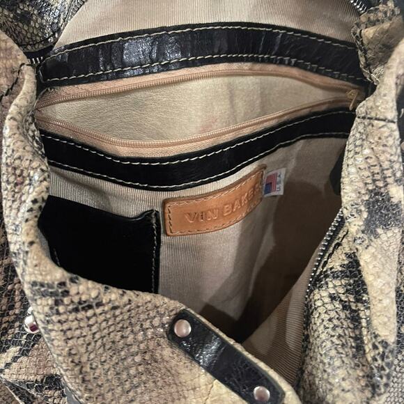 Vin Baker vintage snakeskin leather purse - Picture 4 of 13